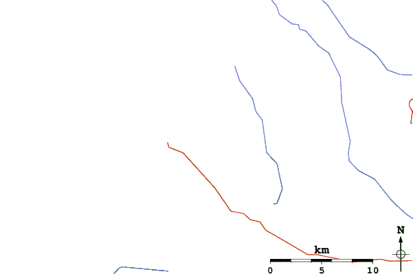 Roads and rivers close to HeliPark New Zealand