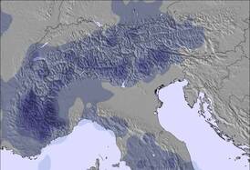 Alps Snow Map (3 Days)