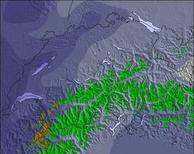 Switzerland Snow Map (3 Days)