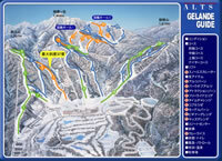 Alts Bandai Piste / Trail Map