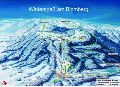 Bad Tölz/Blomberg Piste / Trail Map
