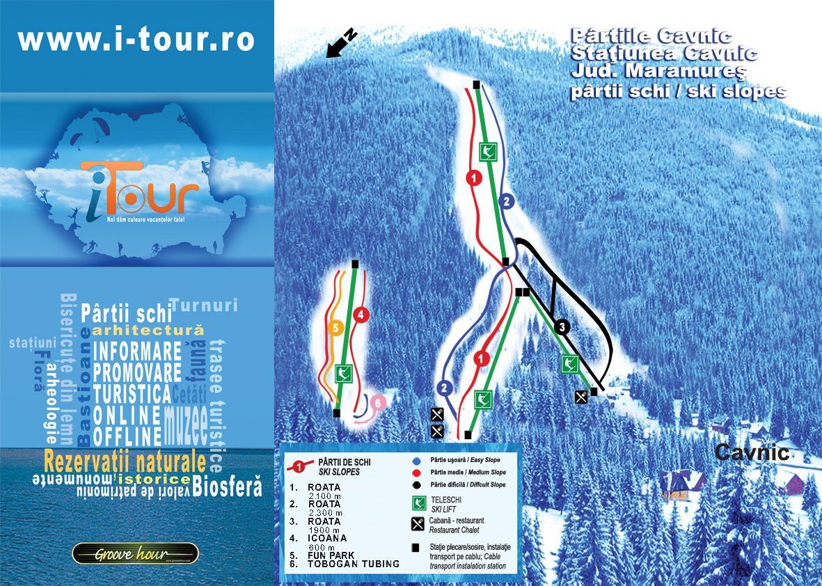 Cavnic Piste / Trail Map