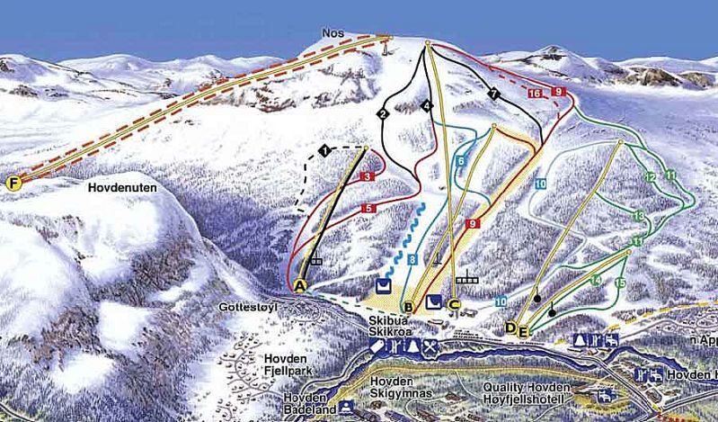 Шахдаг горнолыжный курорт схема трасс