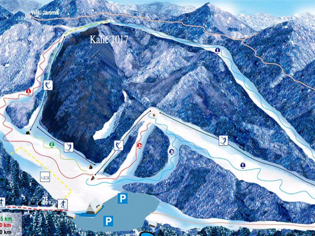 Kalič Piste / Trail Map