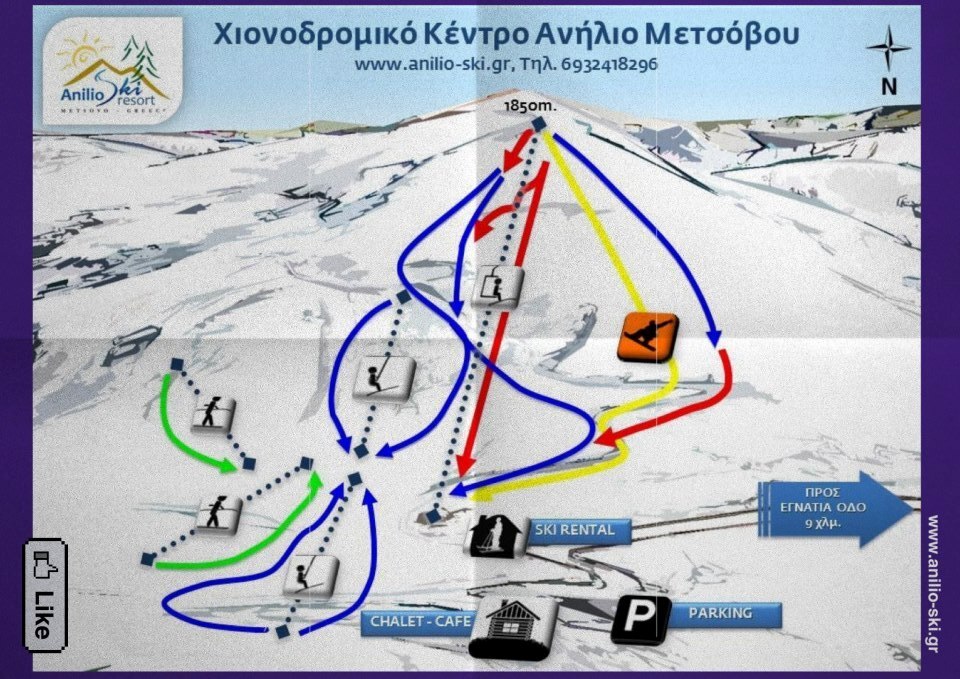 Горный воздух схема трасс