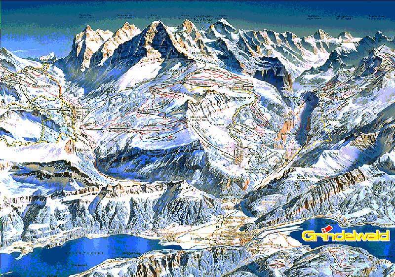 Riffenmatt Piste / Trail Map