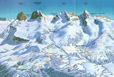 Schwarzsee Piste / Trail Map