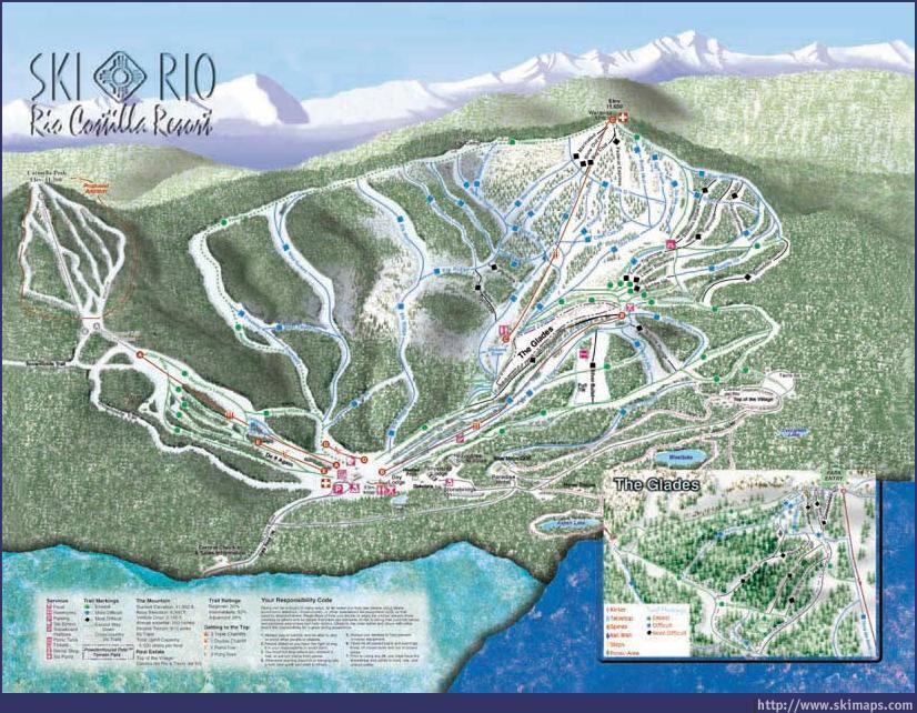 Ski Rio Piste / Trail Map