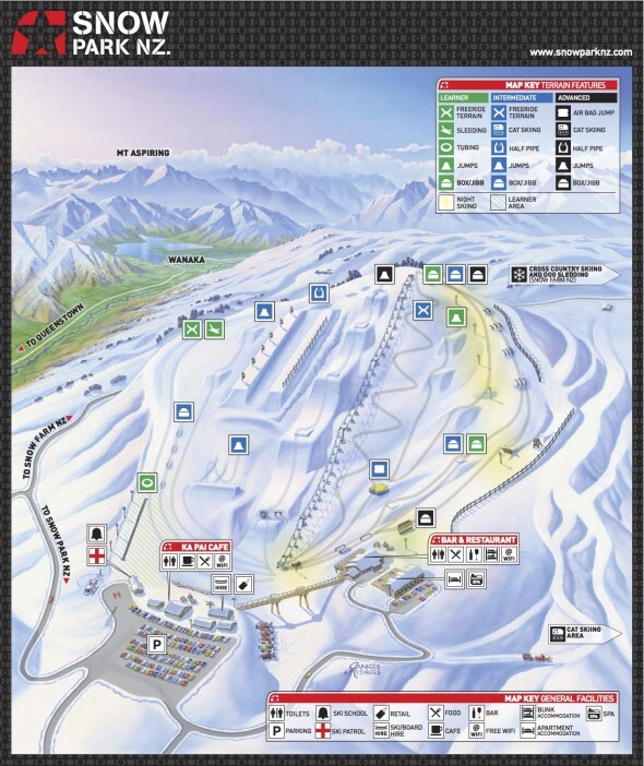 Snow Park Piste / Trail Map