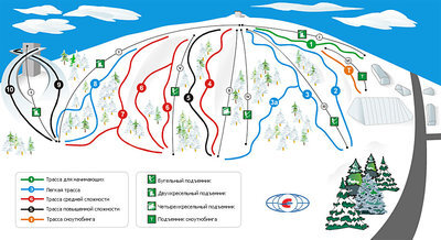 Схема трасс / маршрутов в Sorochany