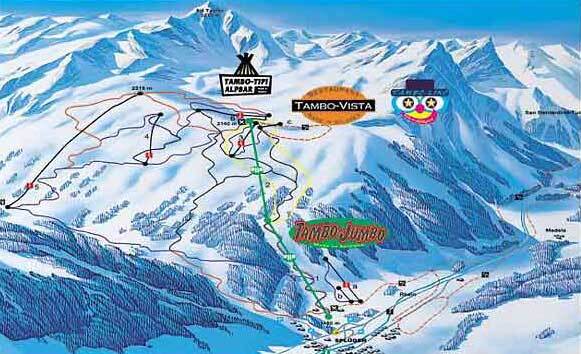 Splügen Piste / Trail Map