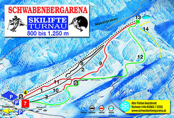 Turnau Piste / Trail Map