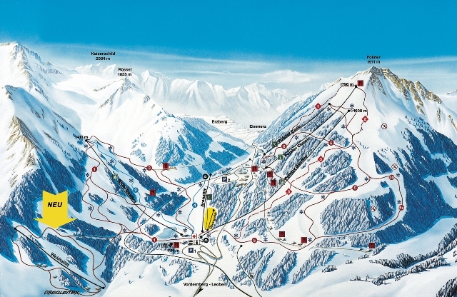 Präbichl Piste / Trail Map