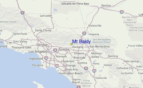 Mt Baldy California Map Прогноз погоды в Mt Baldy (California), отчет о снеге и информация 