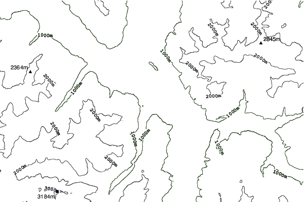 Pizol neighbourhood contours