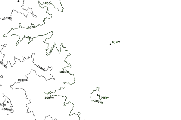 Rucas di Bagnolo neighbourhood contours