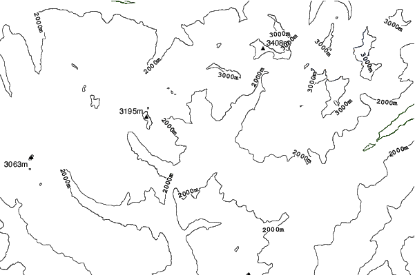 Bardonecchia neighbourhood contours