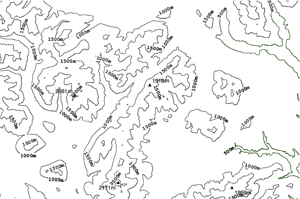 Broken River neighbourhood contours