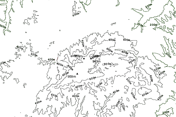 Bánkút neighbourhood contours
