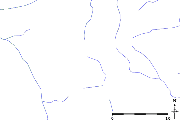Roads and rivers close to Burnie Glacier Chalet