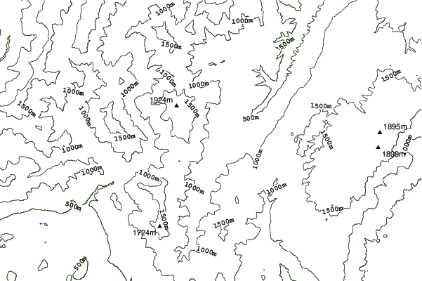 Cardrona neighbourhood contours