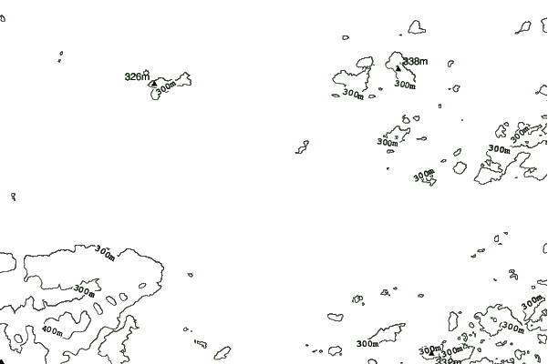 Cascade Mountain neighbourhood contours