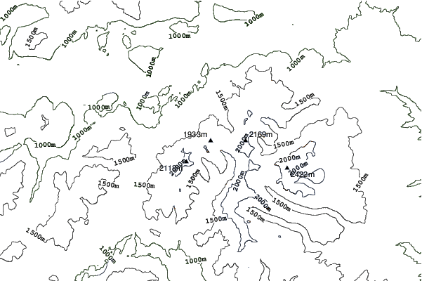 Chapelco neighbourhood contours