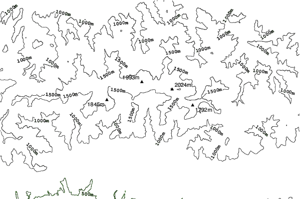 Chopok neighbourhood contours