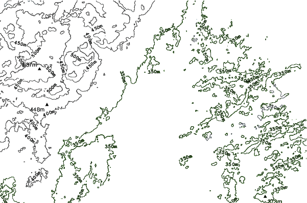Christie Mountain neighbourhood contours