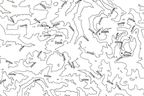 Corvara (Alta Badia) neighbourhood contours