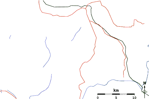 Roads and rivers close to Craigieburn