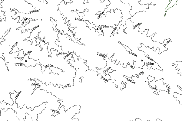 Drahobrat neighbourhood contours