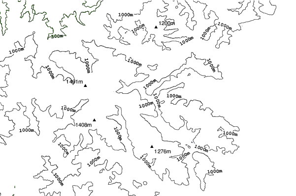 Feldberg neighbourhood contours
