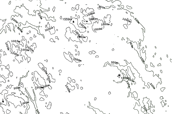 Funäsdalen neighbourhood contours