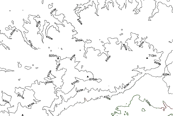 Geising neighbourhood contours