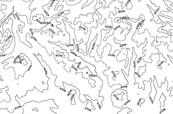 Glenshee neighbourhood contours
