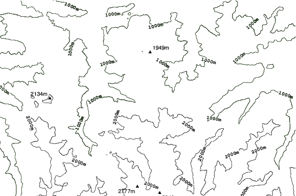 Gourette neighbourhood contours