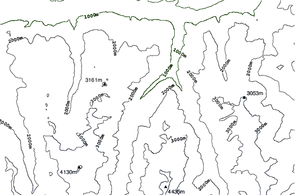 Grächen neighbourhood contours