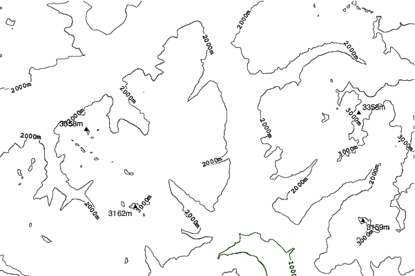 Haider Alm neighbourhood contours