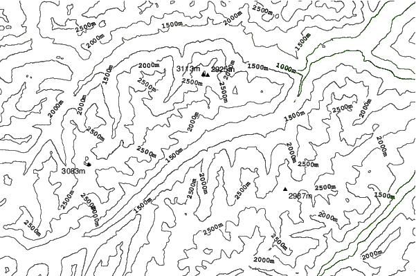 Kappl neighbourhood contours