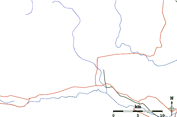 Roads and rivers close to Kimberley