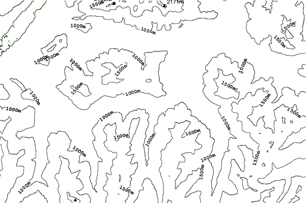 Kirchberg neighbourhood contours