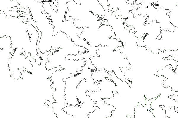 Klippitztörl neighbourhood contours
