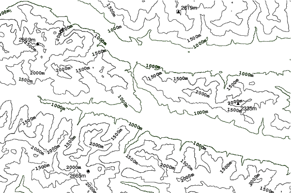 Kötschach-Mauthen-Laas neighbourhood contours