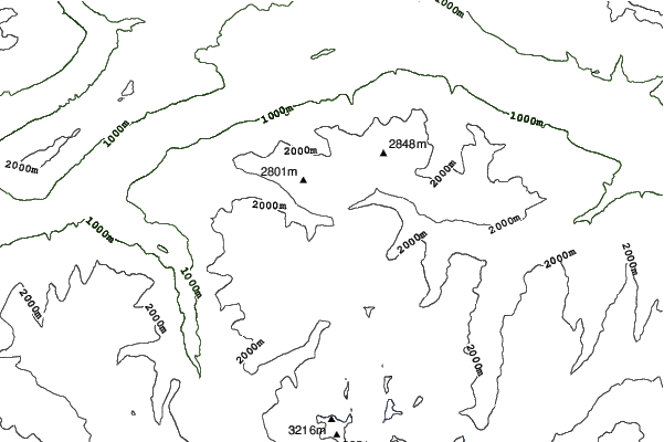 Kühtai neighbourhood contours