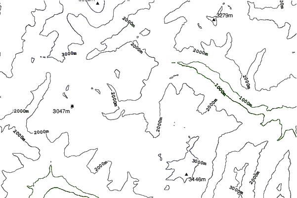 La Thuile neighbourhood contours