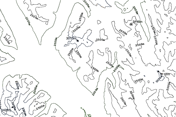 Lake Louise neighbourhood contours