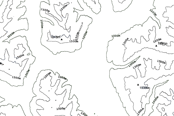 Last Frontier Heliskiing neighbourhood contours