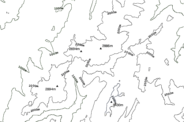 Les 7 Laux neighbourhood contours