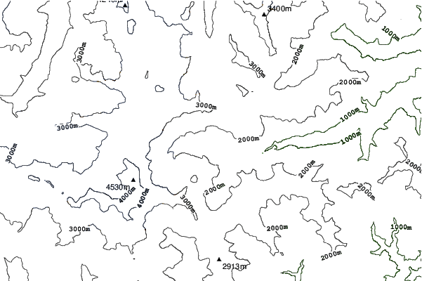 Macugnaga neighbourhood contours